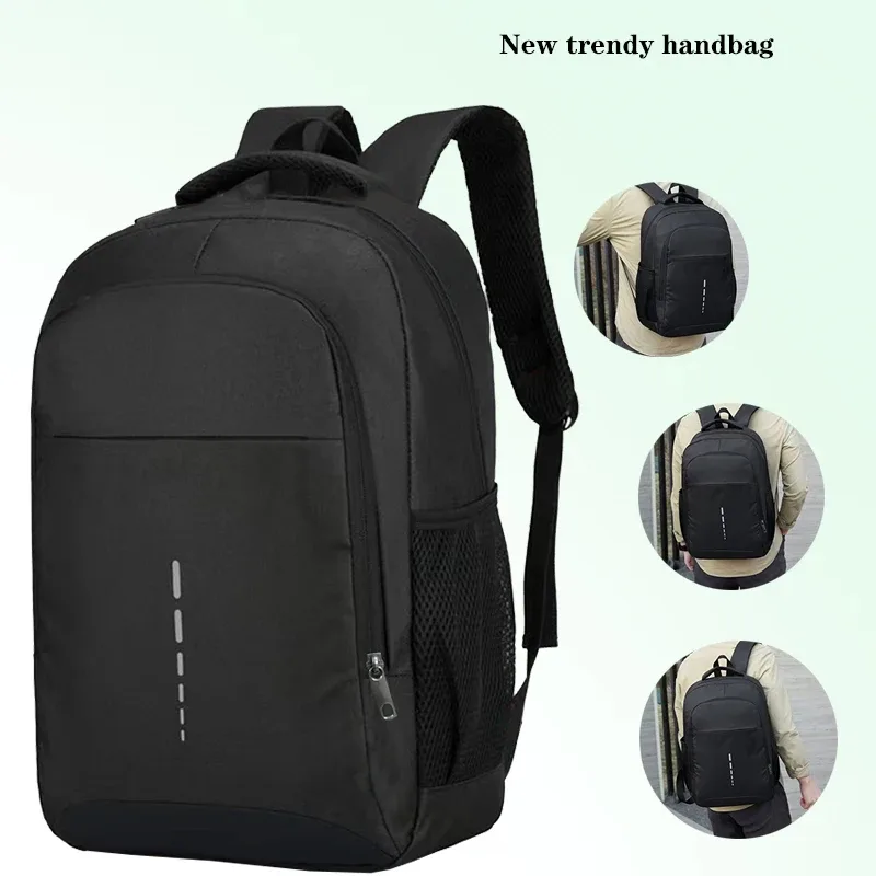 Sac à dos élégant, unisexe, avec compartiment pour ordinateur portable, plusieurs poches, durable et léger, idéal pour les affaires, les voyages scolaires et les déplacements quotidiens.