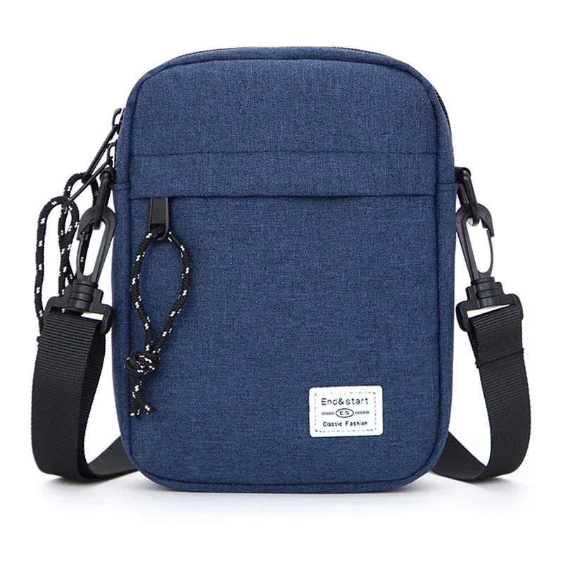 sac à bandoulière en tissu oxford pour hommes et femmes, sacoche décontractée, petit sac carré, mode diagonale croisée, machine à main, bagages
