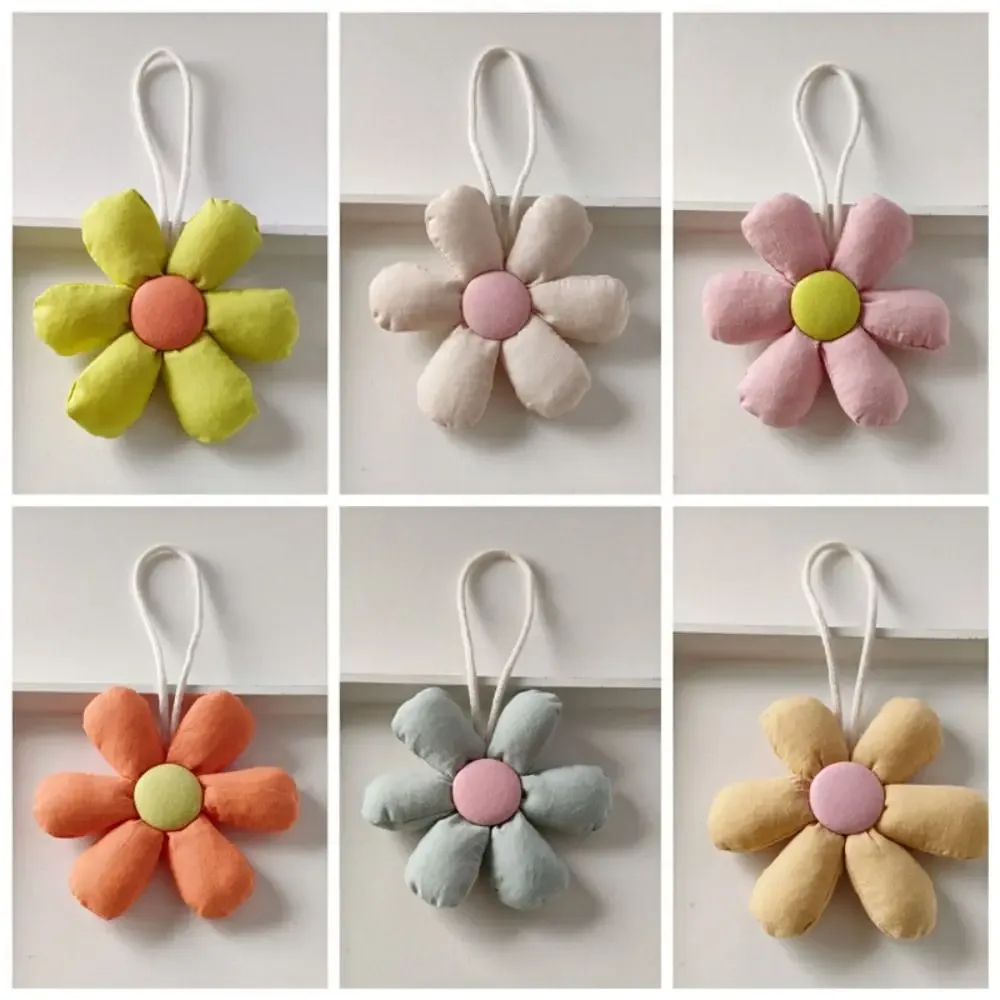 lanière florale en peluche de style coréen, sac à dos frais, breloques de sac à pendentif, accessoires d'allumette, décoration de fleur de gril