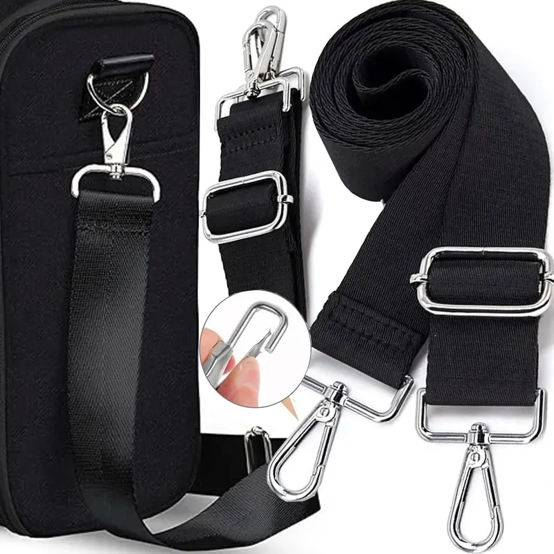 sangle de remplacement pour sac à bandoulière, 80 - 160cm, pour porte-documents pour hommes, sacs à bandoulière réglables, accessoires de sac noir pour femmes