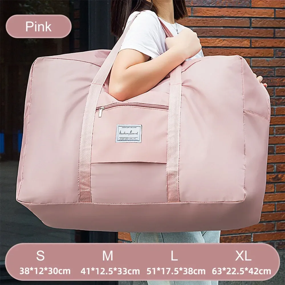 sac de rangement de voyage pliable durable, multifonction, oxford, bagages, grande capacité, étanche, sacs à main de voyage, poudres de vêtements