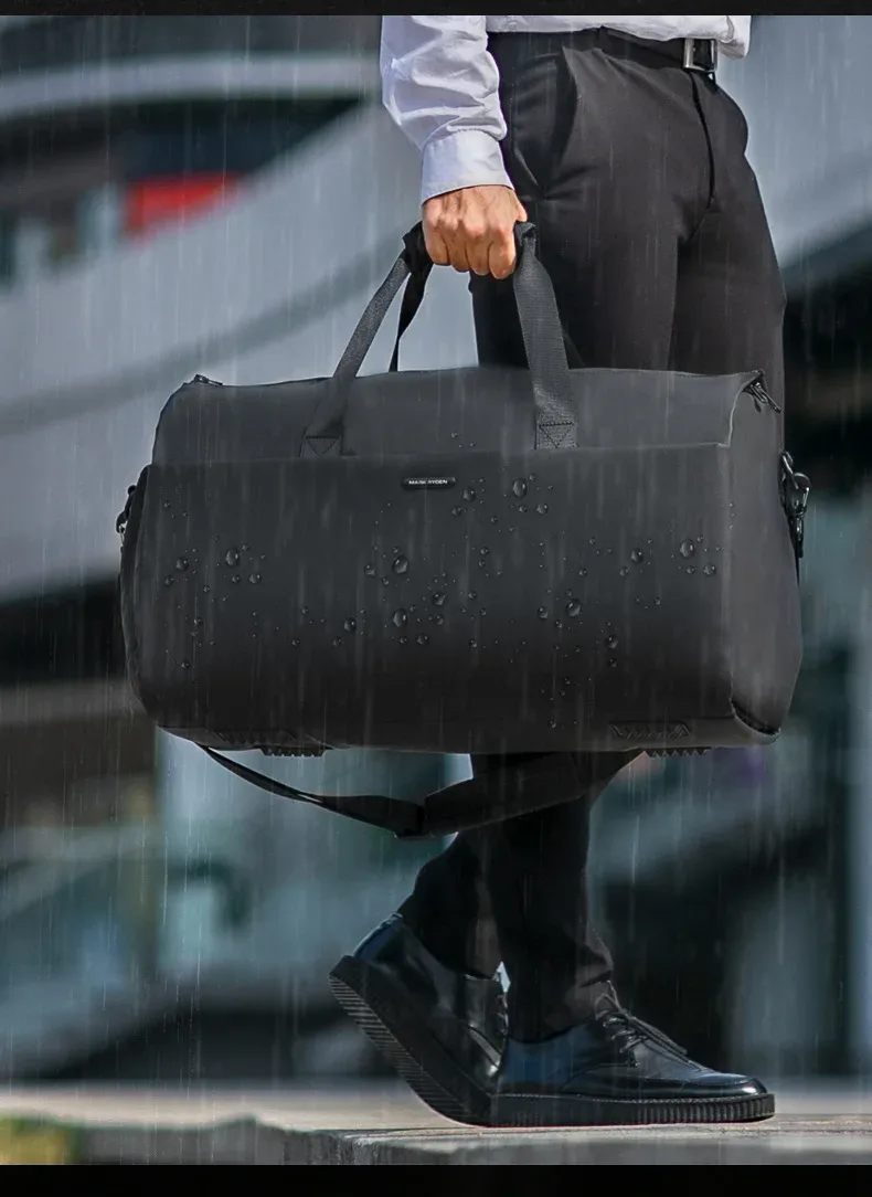 sac de voyage multifonction de grande capacité pour hommes, sac à bagages pour vêtements, fourre-tout étanche pour ordinateur portable de 17 pouces, pochette à chaussures