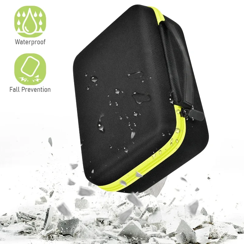 étui compatible avec l’imprimante d’étiquettes brother p-touch ptd220 d210, modèle pour usage domestique et professionnel, avec support de rangement et organisateur de transport (étui seul).