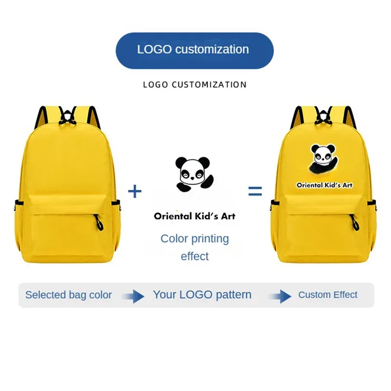 sac à dos scolaire personnalisé avec logo sur mesure, idéal pour la formation, cadeau, motif nom d'école, sac à dos pour école primaire, vente en gros