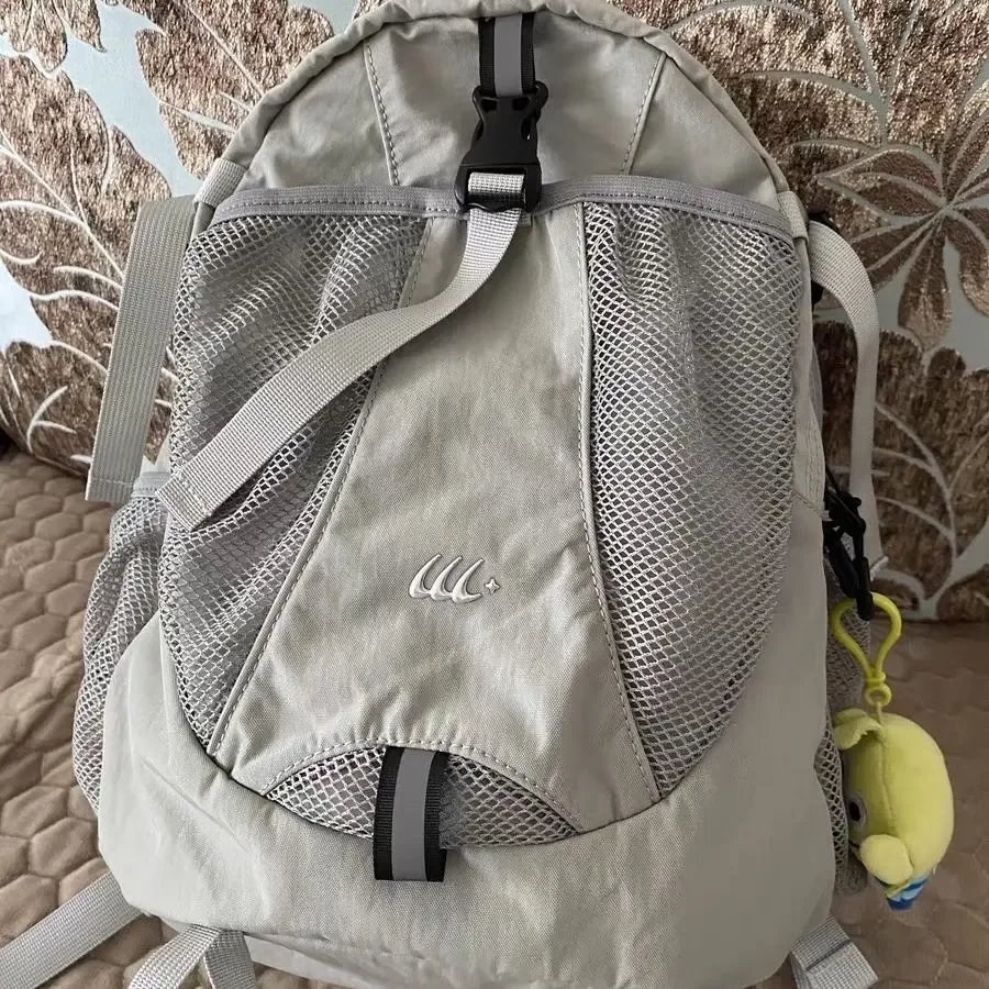 sac à dos en nylon gris coréen y2k pour femmes, sacs à dos de randonnée en plein air légers, sac de cyclisme unisexe, sacs d'école à la mode, haute capacité