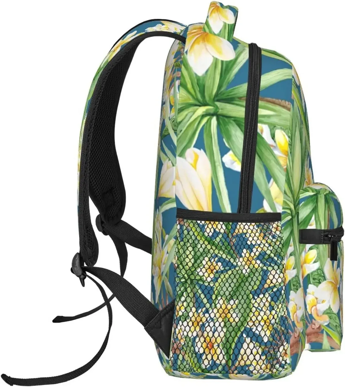 sac à dos à motifs de palmier hawaïen pour homme et femme, joli cartable pour ordinateur portable, voyage, randonnée, camping