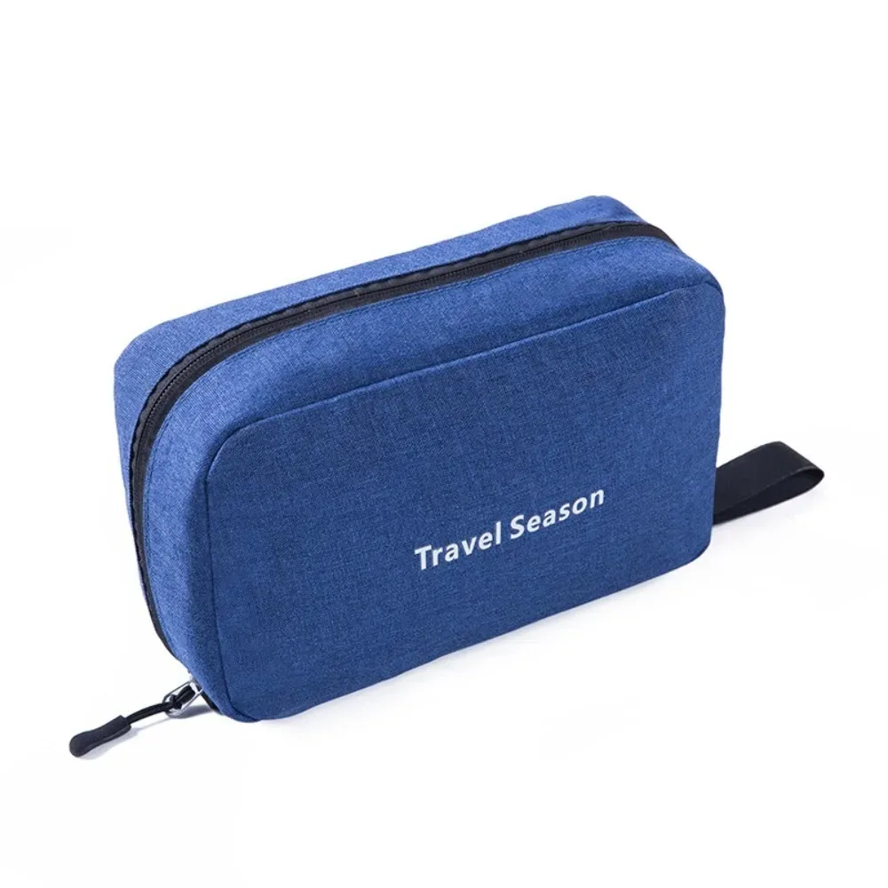 trousse de toilette suspendue pliable, grande capacité, crochet suspendu, étui de maquillage pour hommes, sac à cosmétiques de voyage portable multifonctionnel