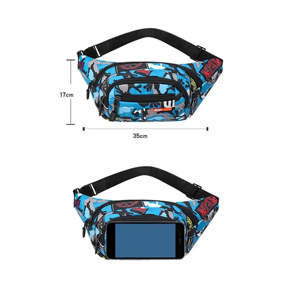 sac banane imperméable de style coréen pour hommes et femmes, sacs en toile de grande capacité, sacs de sport en plein air, poudres de banane, gels