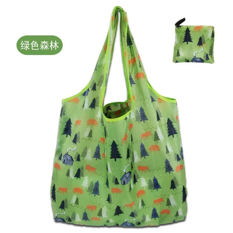 grand sac de courses réutilisable pour femmes, fourre-tout pliable, écologique, réutilisable, pliable, étui d'épicerie, sacs à main, sacs de rangement