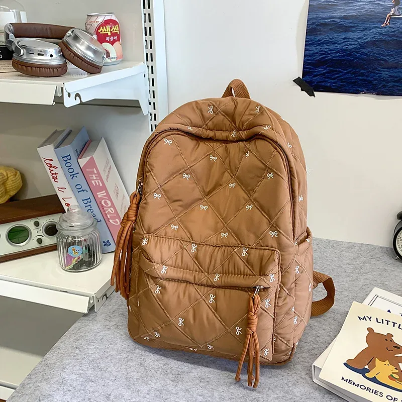 nouveau grand sac à dos scolaire léger pour enfants, cartable pour étudiants avec nœud, sacs d'école pour garçons et filles, sac de tutorat, sac pour ordinateur portable