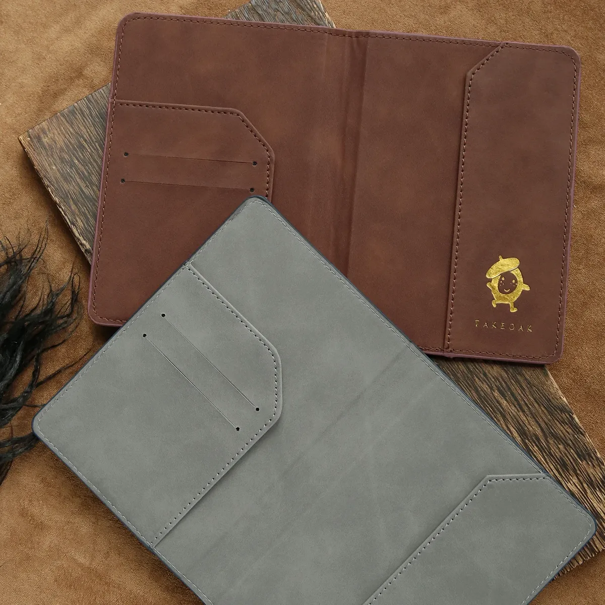 porte-passeport personnalisé avec motif léopard, couverture de passeport personnalisée avec impression, accessoires de voyage chics faits à la main, cadeau