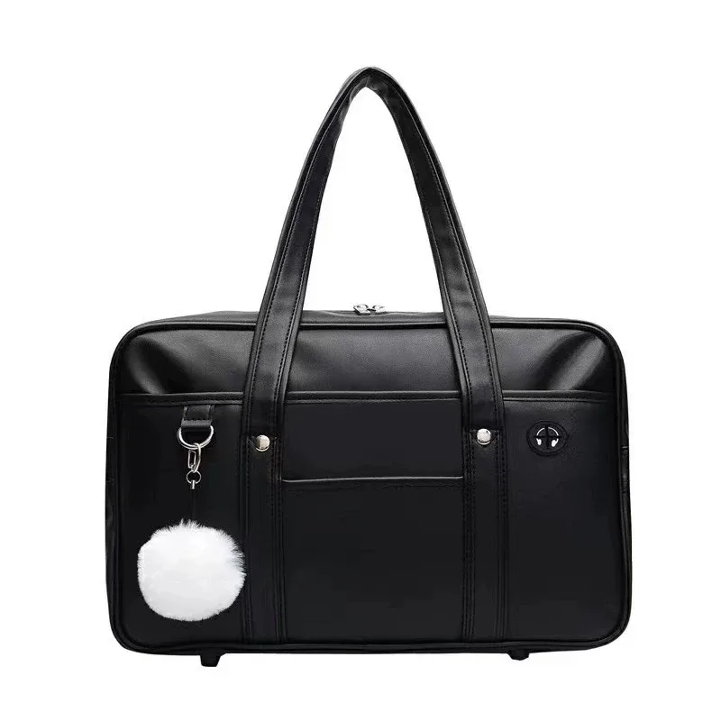 sac à main étudiant, sac uniforme jk, sac à bandoulière en pu, sac à dos pour documents de trajet, sacoche pour ordinateur, sac de voyage