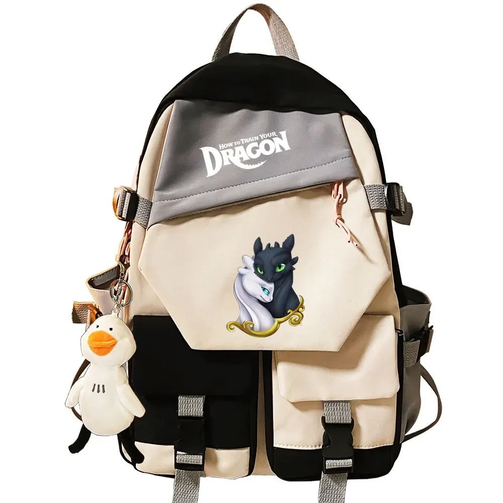 sac à dos pour filles et garçons « comment dresser son dragon », sac à dos pour l'école, sac à dos pour adolescents, femmes, voyage, ordinateur portable, sac à dos pour étudiants, mochila