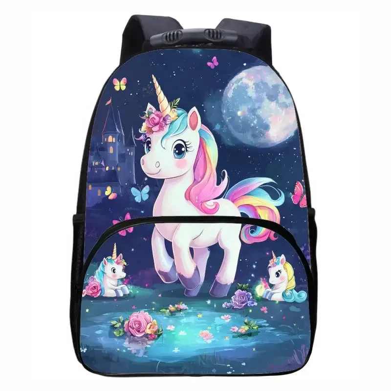 sac à dos licorne pour élèves du primaire et du secondaire, sac à dos à la mode pour hommes et femmes