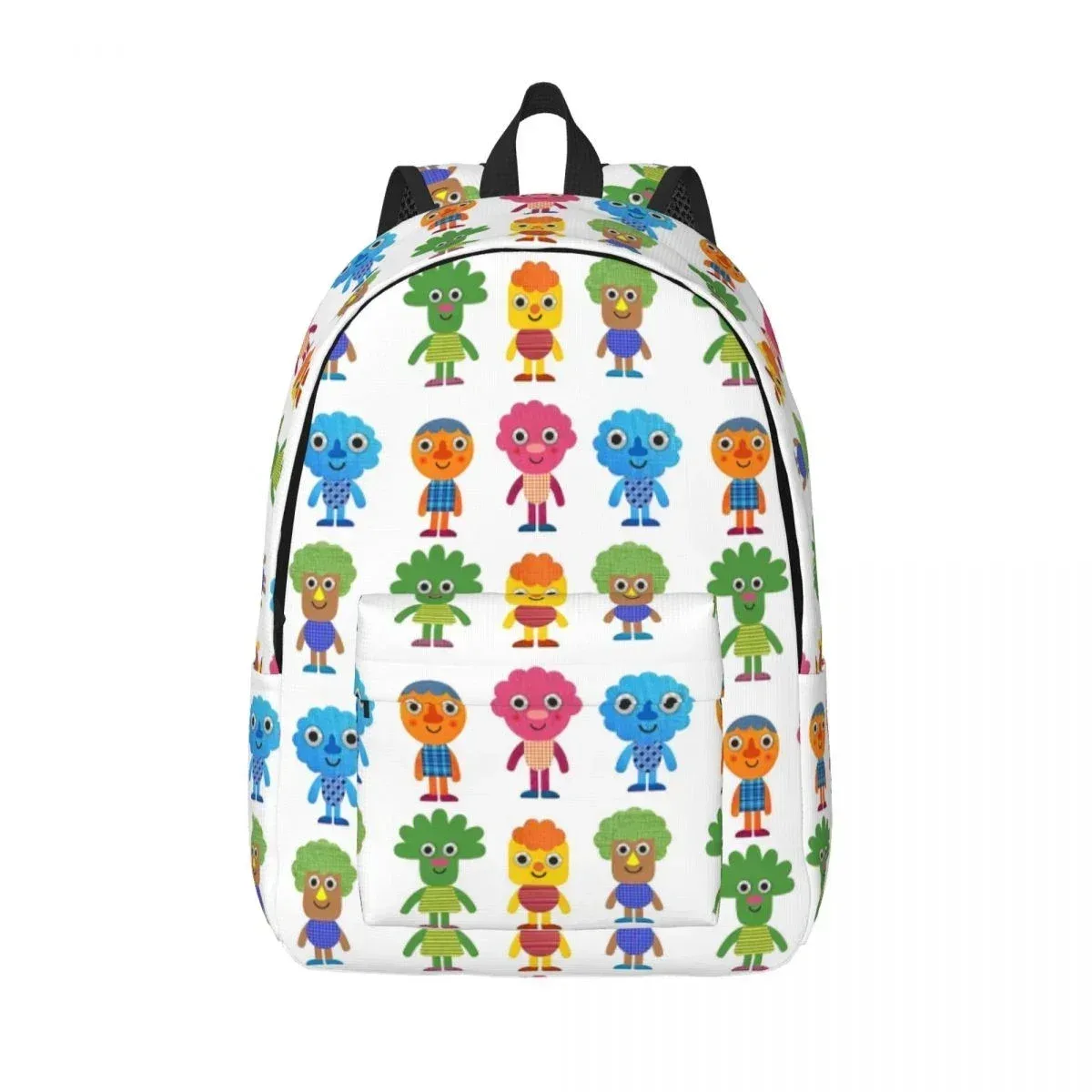 sac à dos micro super simple noodle & pals, idéal pour l'école, la randonnée, les voyages, avec motifs de comptes-rendus et de plantes, sac à dos de jour pour hommes, femmes et étudiants, sac à bandoulière