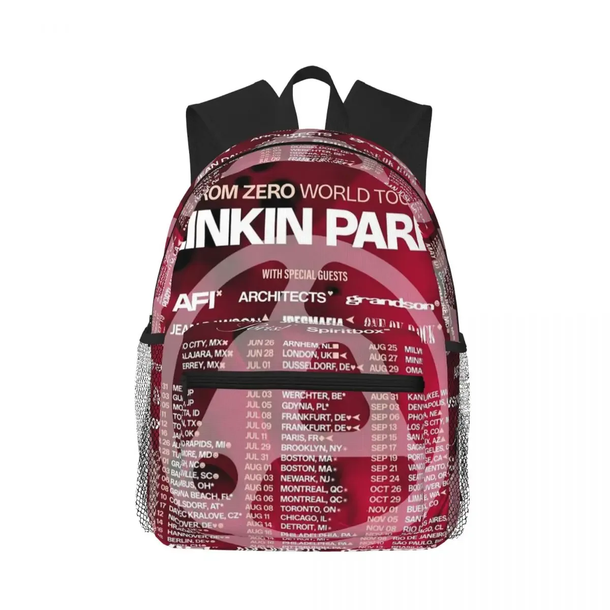 l-linkin-s p-park-s band sac à dos pour étudiant, sac d'école, randonnée, voyage, sac à dos pour garçons et filles, sac à bandoulière à la mode