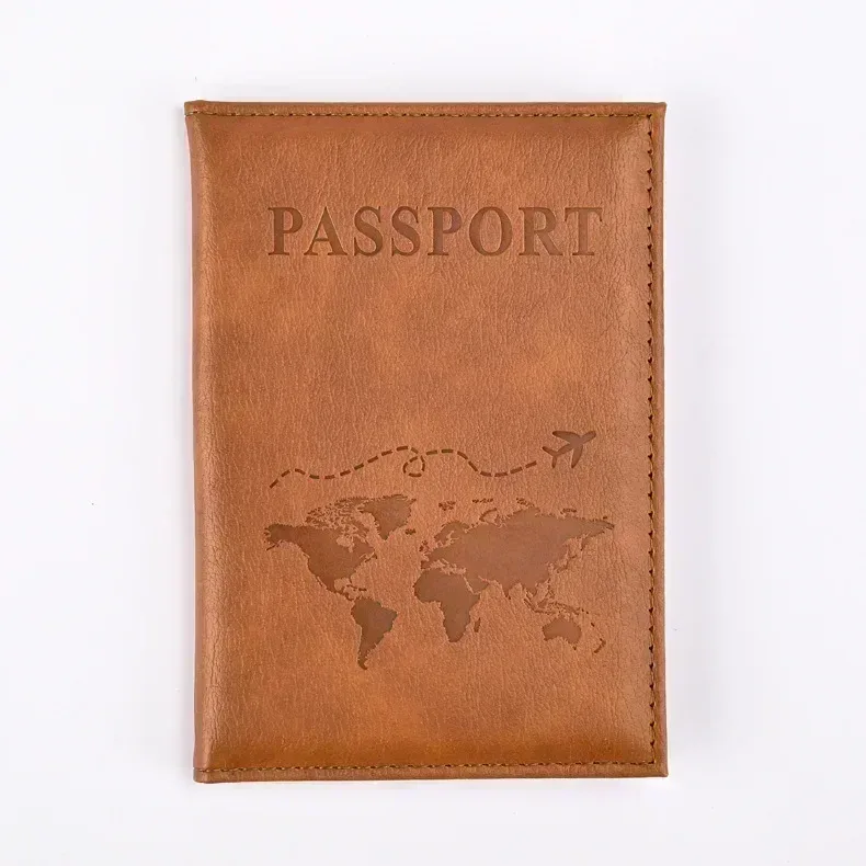 porte-passeport en cuir pour femmes et hommes, organiseur de documents de voyage avec emplacements pour cartes