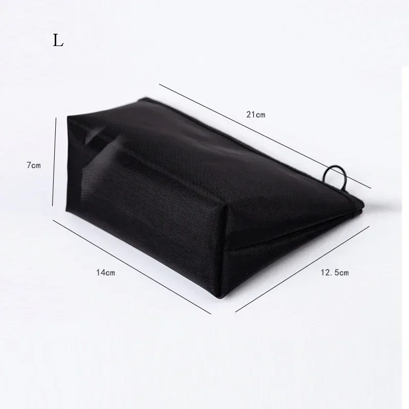 sac à cosmétiques en maille pour femmes, rangement de voyage, sac de maquillage, organisateur, pochette de maquillage portable, petite et grande trousse de toilette et de beauté