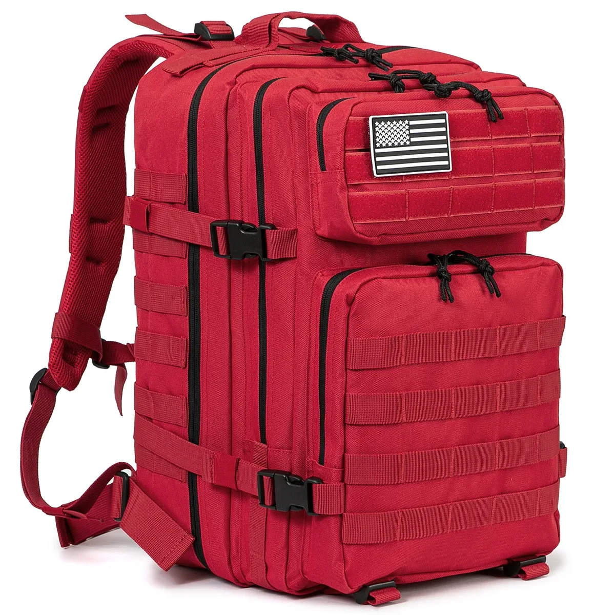 sac à dos tactique 45l pour hommes, système molle, sac de survie 3 jours, chasse, camping, randonnée, sac de sport, sac de survie d'urgence