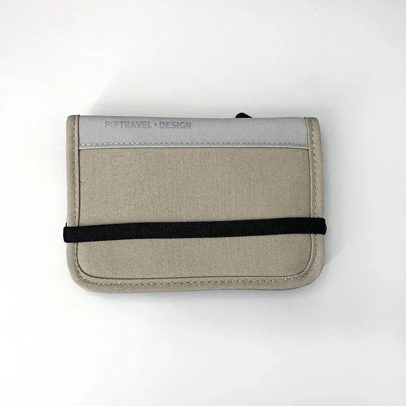 porte-passeport étanche, portefeuille de voyage multifonctionnel, petit portefeuille pour cartes de crédit, sac de rangement portable pour documents