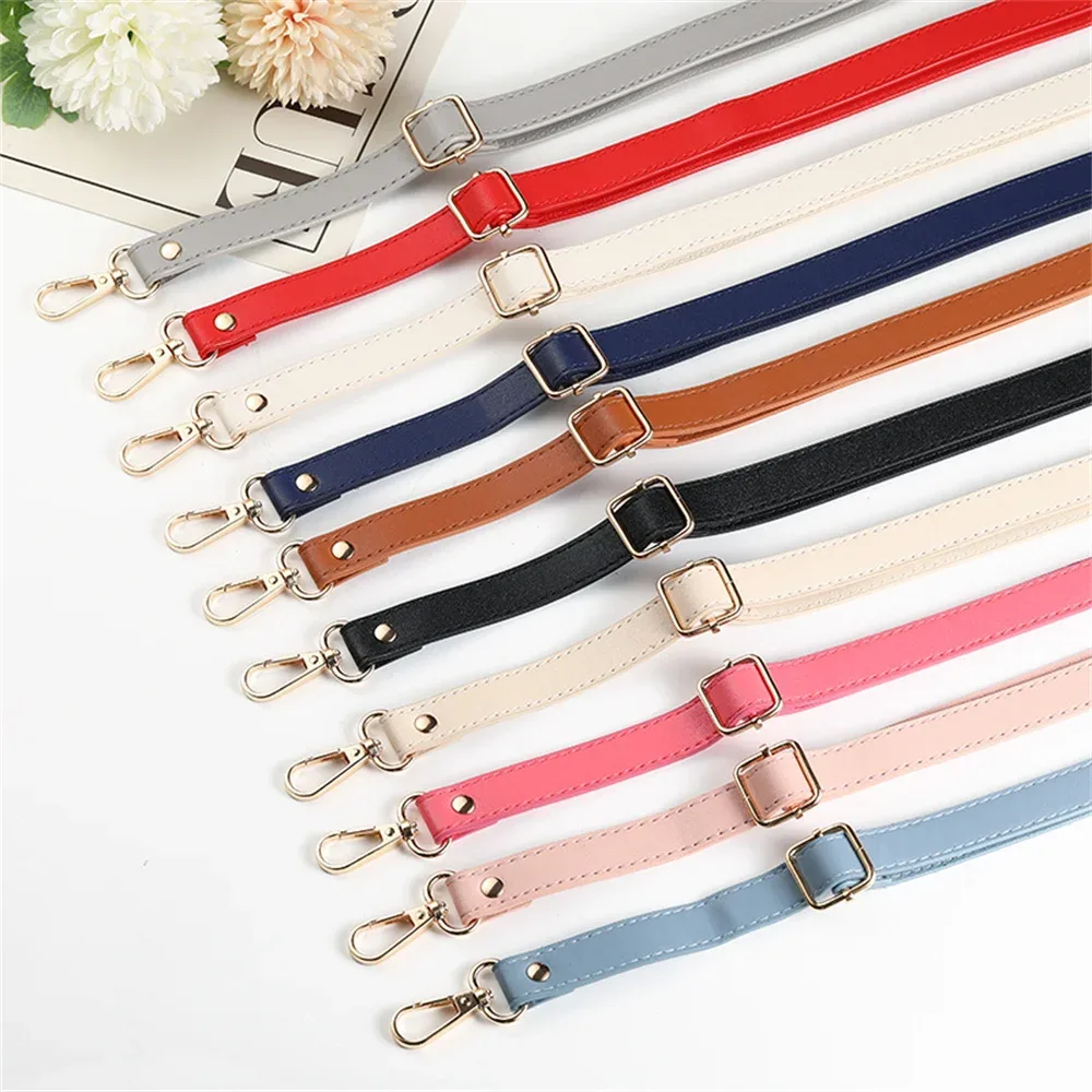 ceinture réglable double couche pour femme, sangles de sac à bandoulière, poignées de remplacement amovibles, cuir pu, environnement de sac à main avec structure dorée, 138cm
