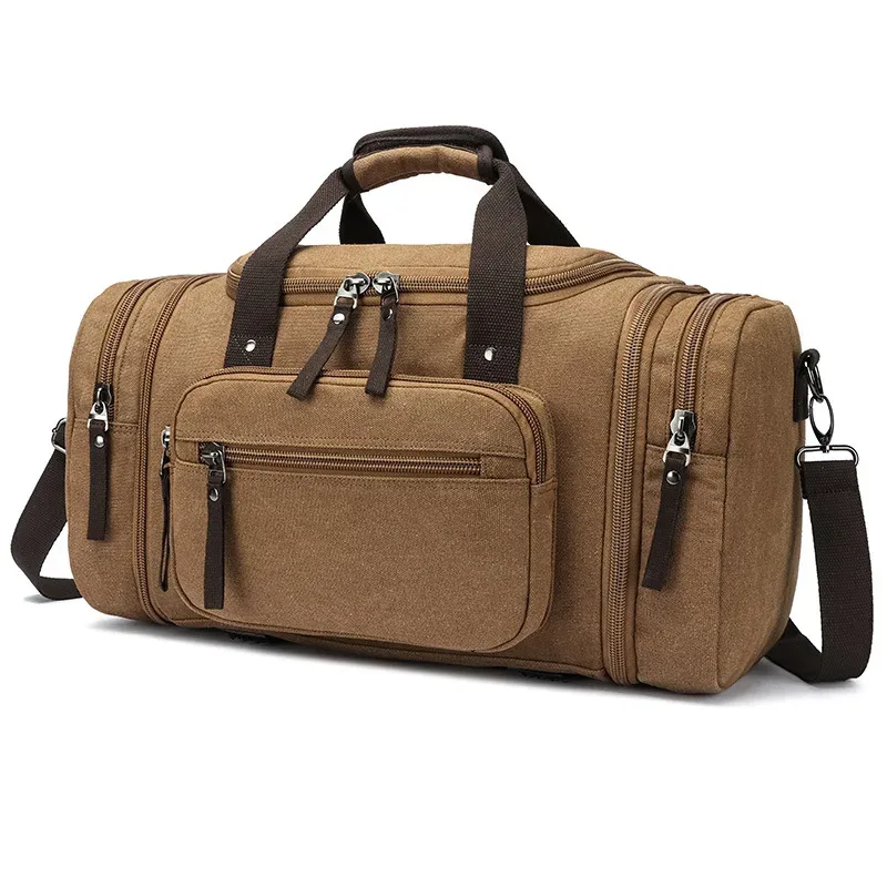 sac à bagages transfrontalier de grande capacité de style coréen, sac de voyage décontracté à la mode, sac de voyage à bandoulière d'extérieur tendance