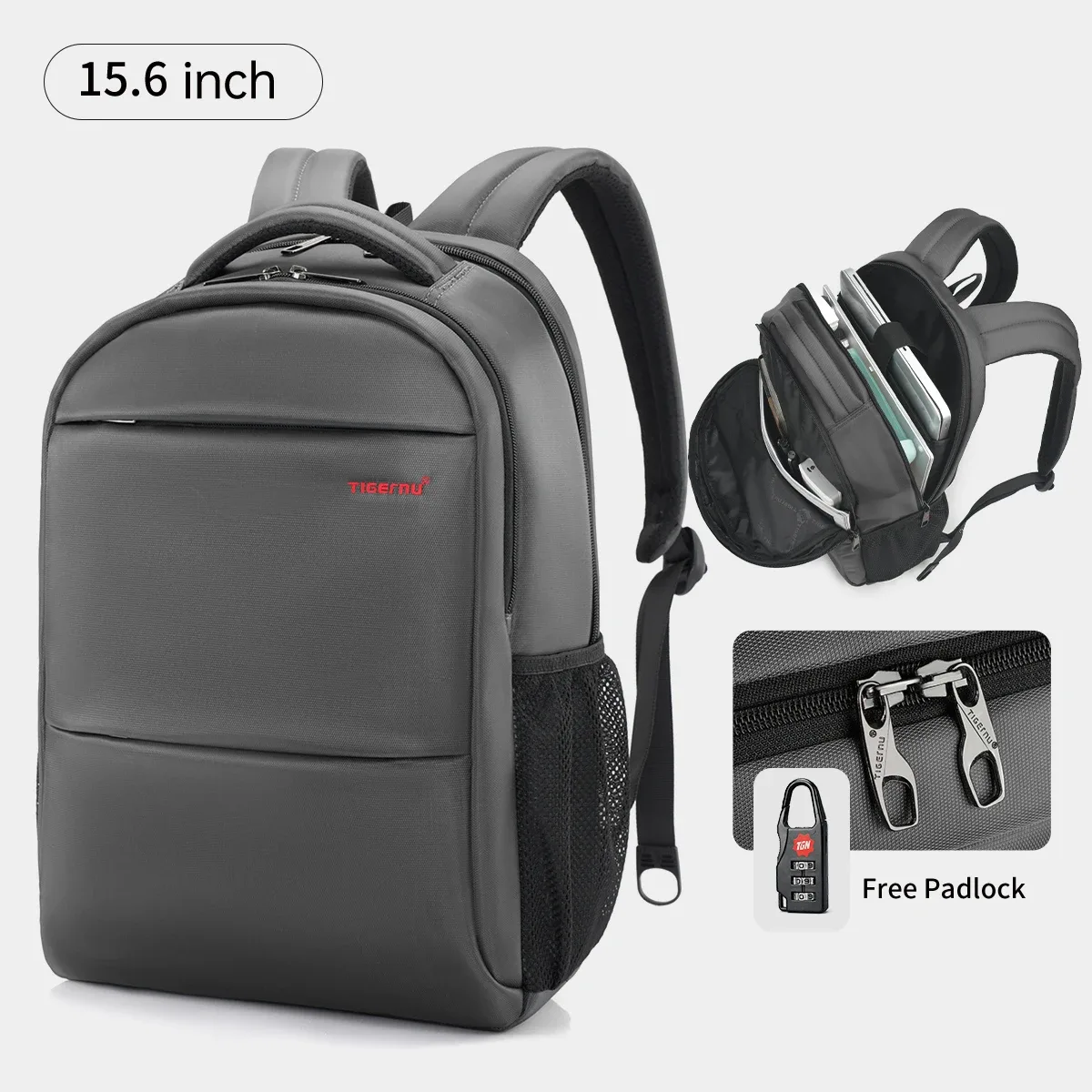 tigernu sac à dos antivol pour femmes grande capacité 15.6 pouces sac à dos pour ordinateur portable sac de voyage cartable pour femmes filles