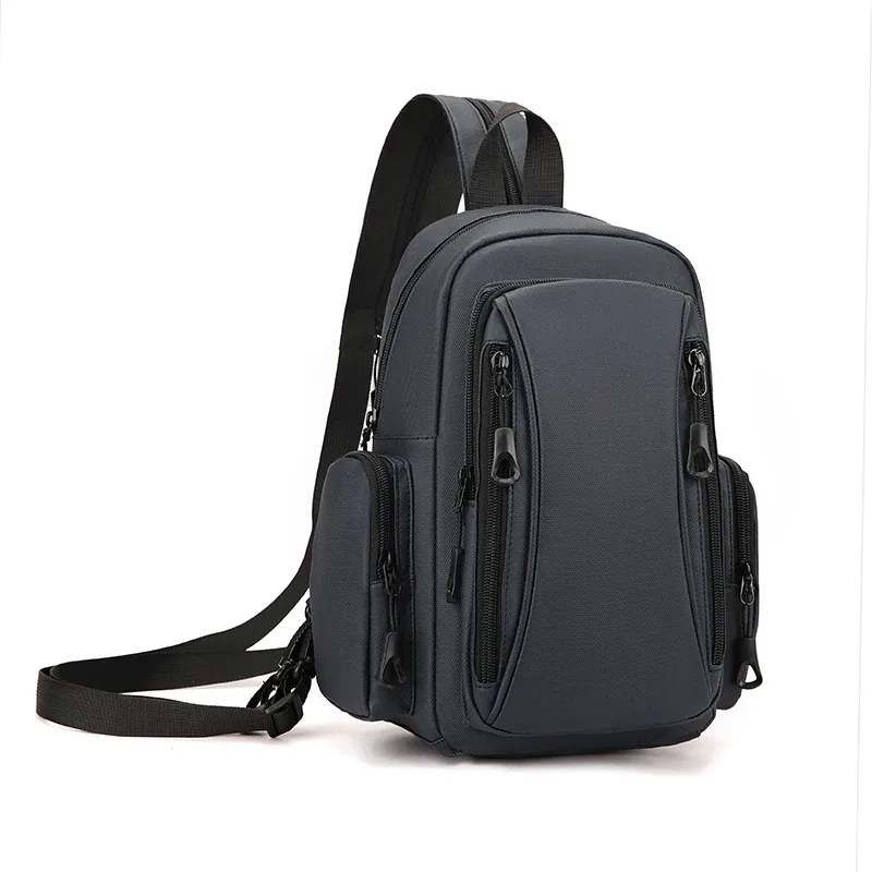 sac de poitrine multifonctionnel pour homme, mini sac à dos oxford pour les trajets quotidiens, les sports de plein air et les voyages
