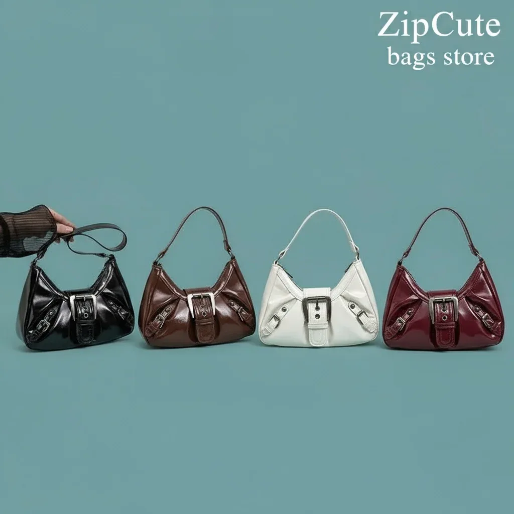 sac à bandoulière plissé rétro y2k pour femme, style maillard, sac sous le bras, pochette, sacs à main pour voyage, travail, shopping, vente chaude