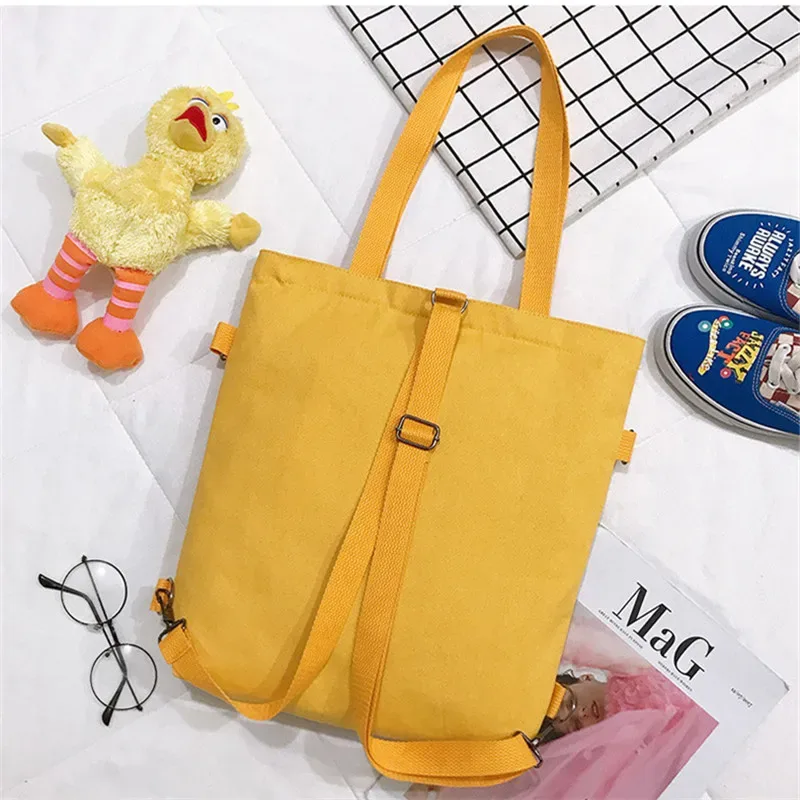 sac à main à bandoulière en toile pour femmes, sac fourre-tout pour le travail, shopper féminin, mode simple, qualité, designer coréen lancé, haut à dos
