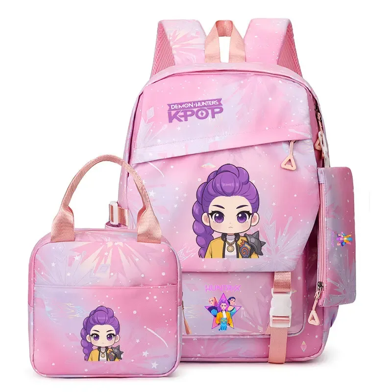 sac à dos kpop demon hunters, capacité importante, rumi mira zoey, sacs d'école, sacs de voyage, sac à dos pour ordinateur portable, nouvelle mochila pour étudiants, sacs cadeaux