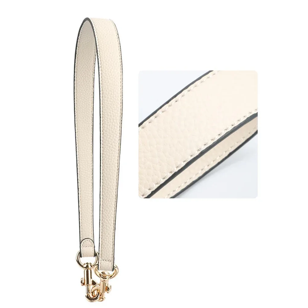 sangle de sac de conception de marque pour sac fourre-tout sous les bras, sacs à main, sangle de sac initiée par la poignée, sangle en cuir vachetta, accessoires de sac