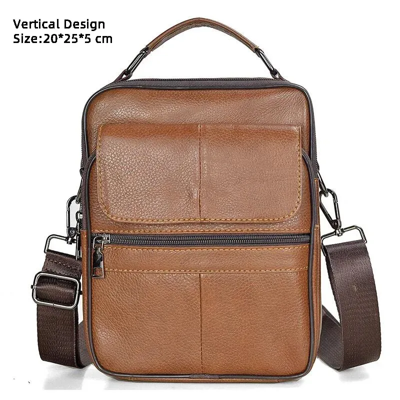mode chaude hommes sacs de messager sacs à main en cuir véritable pour homme marque de luxe mâle sac à bandoulière pour mini pad garçon sac à bandoulière