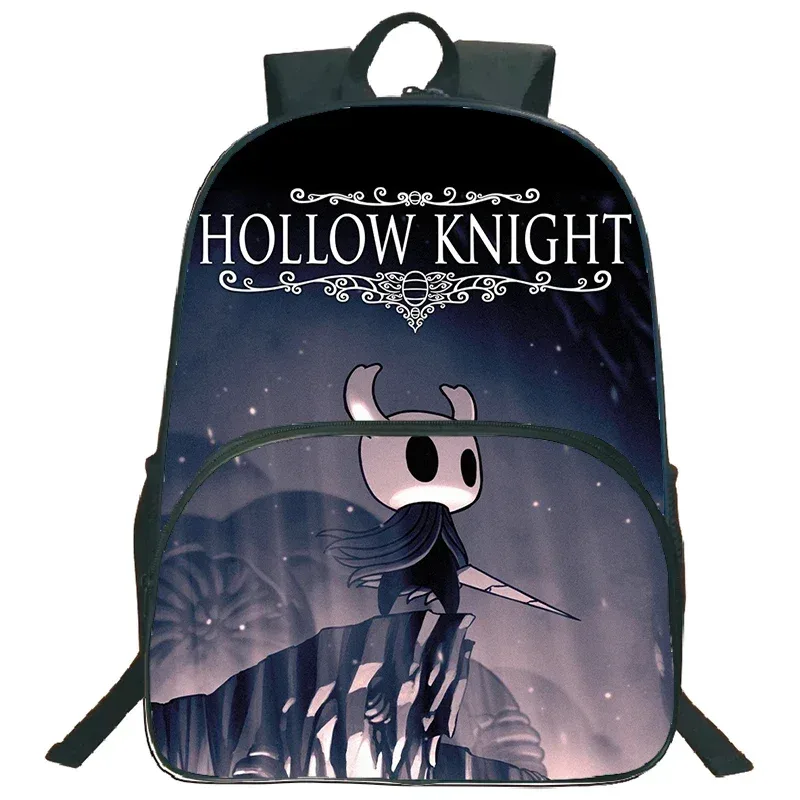 sac d'école léger sac à dos de chevalier creux jeu de dessin animé impression cartable pour enfants sac à dos de grande capacité garçons filles sac à dos de voyage