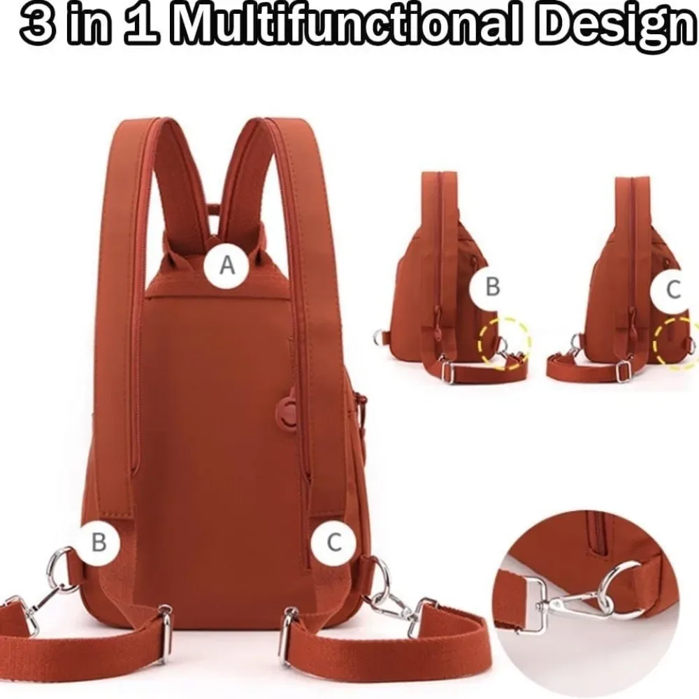 nouveau sac à dos en tissu oxford, grande capacité, sacs de poitrine imperméables, sac de voyage multi-usages multi-couches, randonnée en plein air
