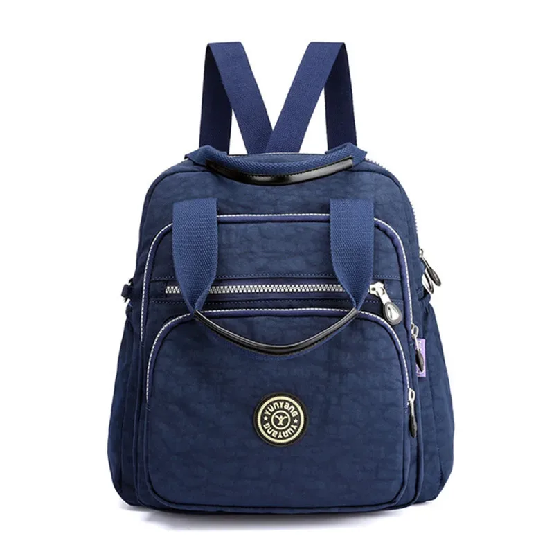 sac à dos en nylon imperméable pour femmes, sac à dos de loisirs pour filles, sac d'école de voyage, mode de créateurs coréens initiés