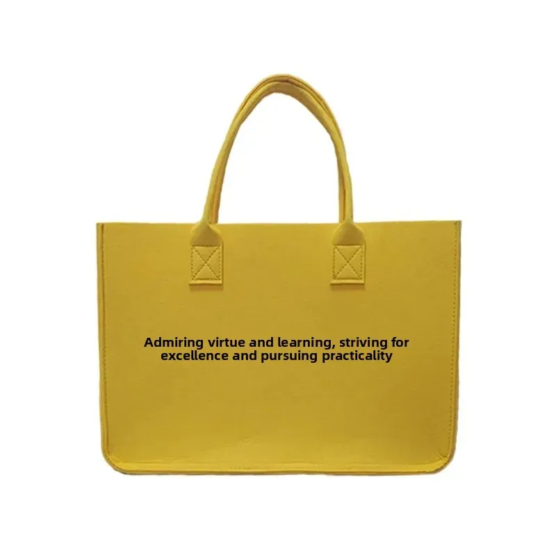 sac fourre-tout tendance en feutre grande capacité pour femme, sac à bandoulière, sac de shopping, sac de maman, sac de voyage, sac en tissu non tissé