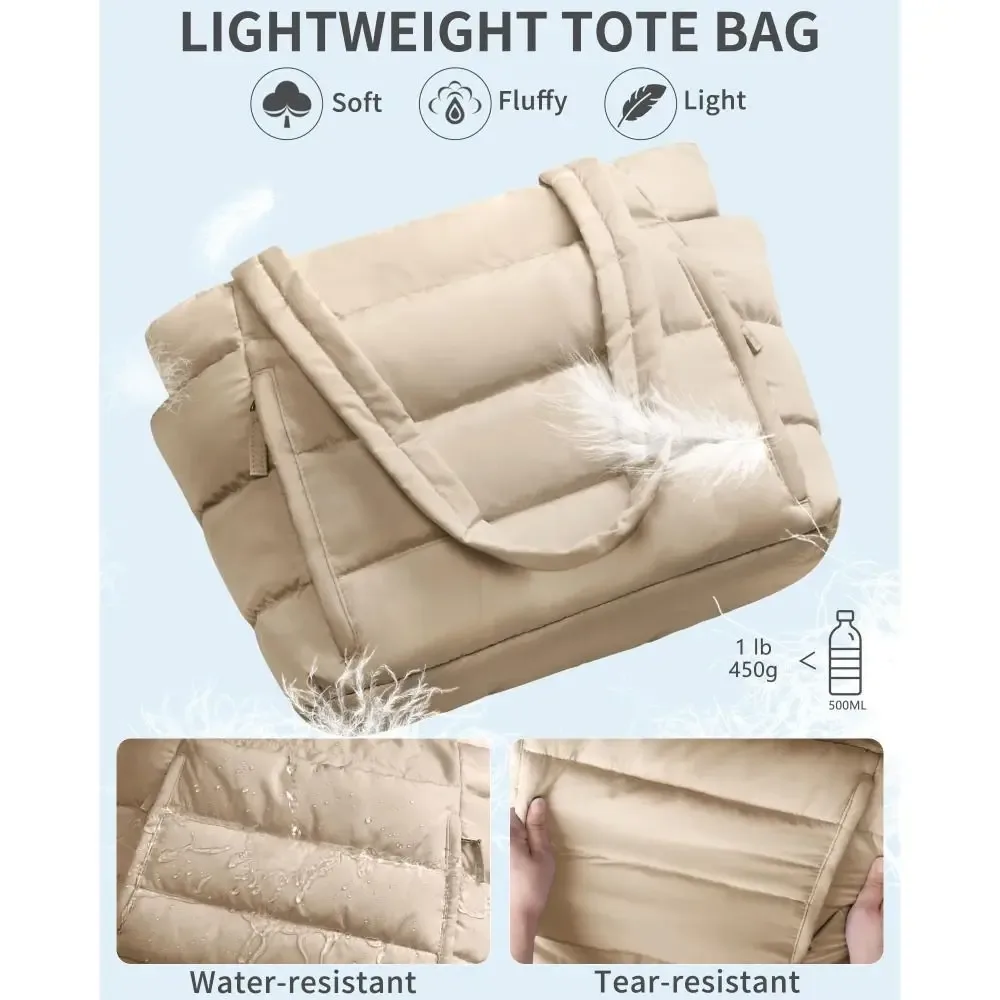 sac fourre-tout matelassé grande capacité pour femme, plusieurs poches avec porte-monnaie, sacs de transport légers et résistants à l'eau, sac pour maman