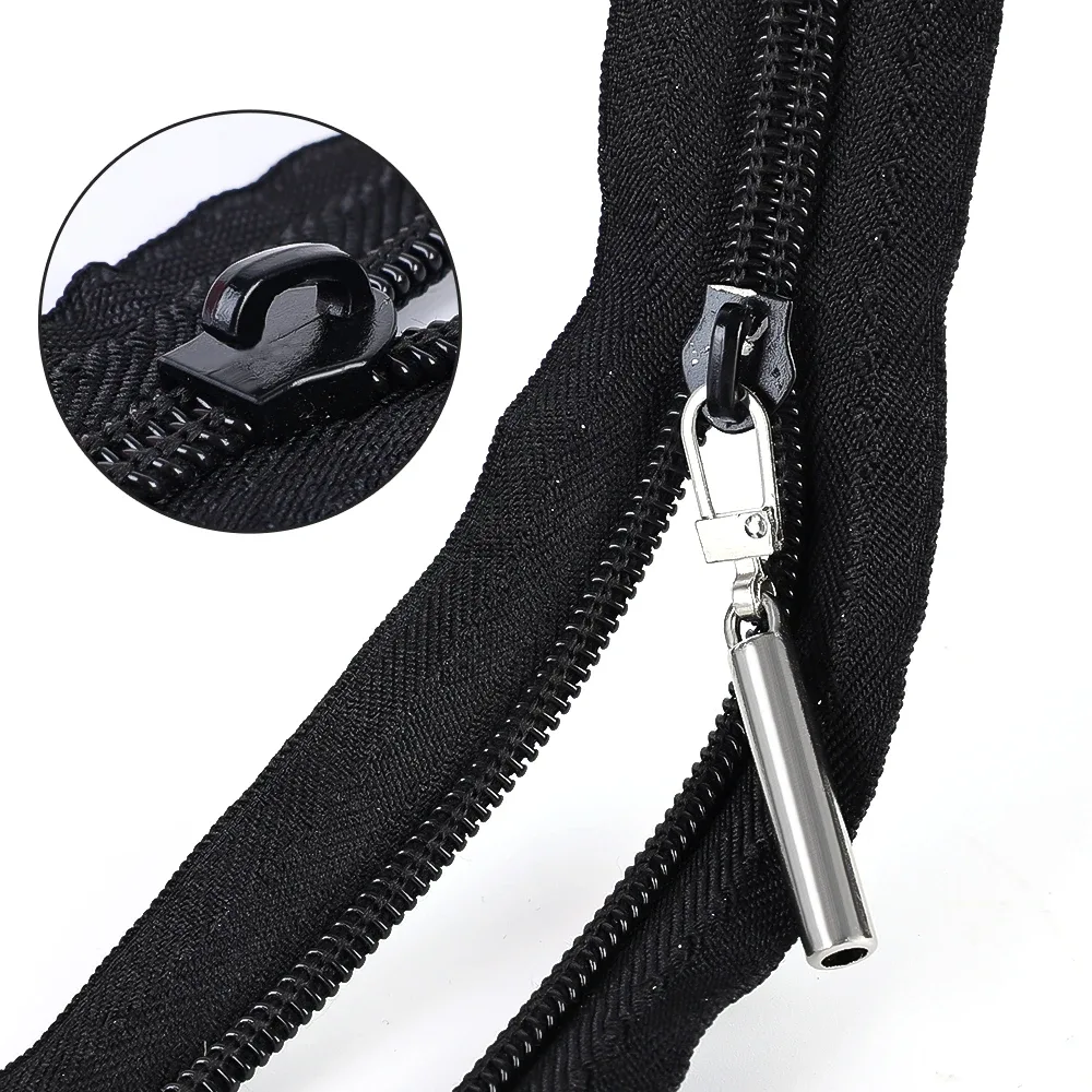 extracteurs de fermeture éclair en métal détachables, 5 pièces, pour curseurs de fermeture éclair, kit de réparation de fermetures éclair, bricolage, couture doudoune, sac de vêtements