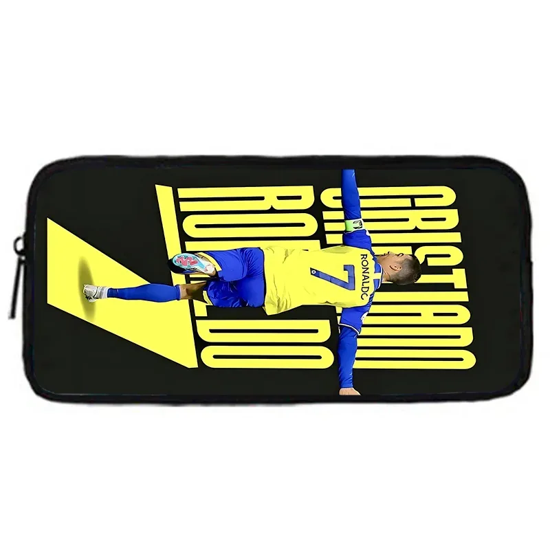 sac à dos de football r-ronaldos cr7 pour enfants, avec sacs à déjeuner, sacs à crayons, sacs d'école pour garçons et filles, meilleur cadeau
