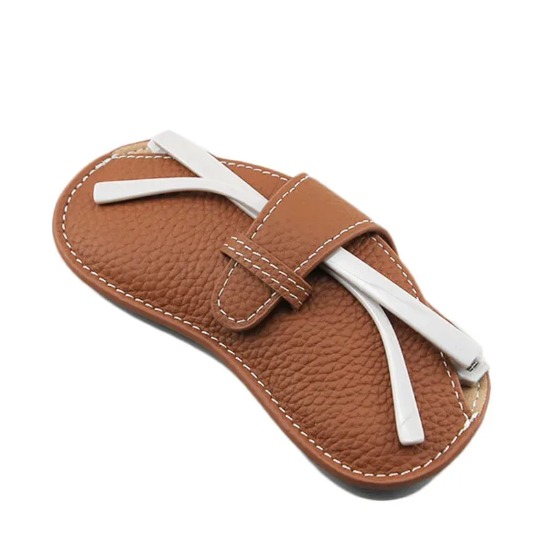 étui à lunettes en cuir véritable avec lettres personnalisées, sac à lunettes portable pour myopie, sac de rangement pour lunettes de soleil, housse de protection simple