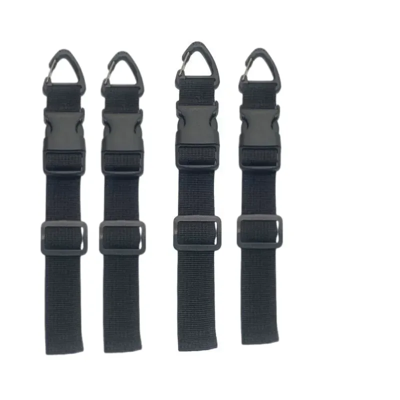 organisateur de rallonge réglable noir avec boucle à 3 axes - sangle de rangement robuste pour l'organisation d'atelier et de garage