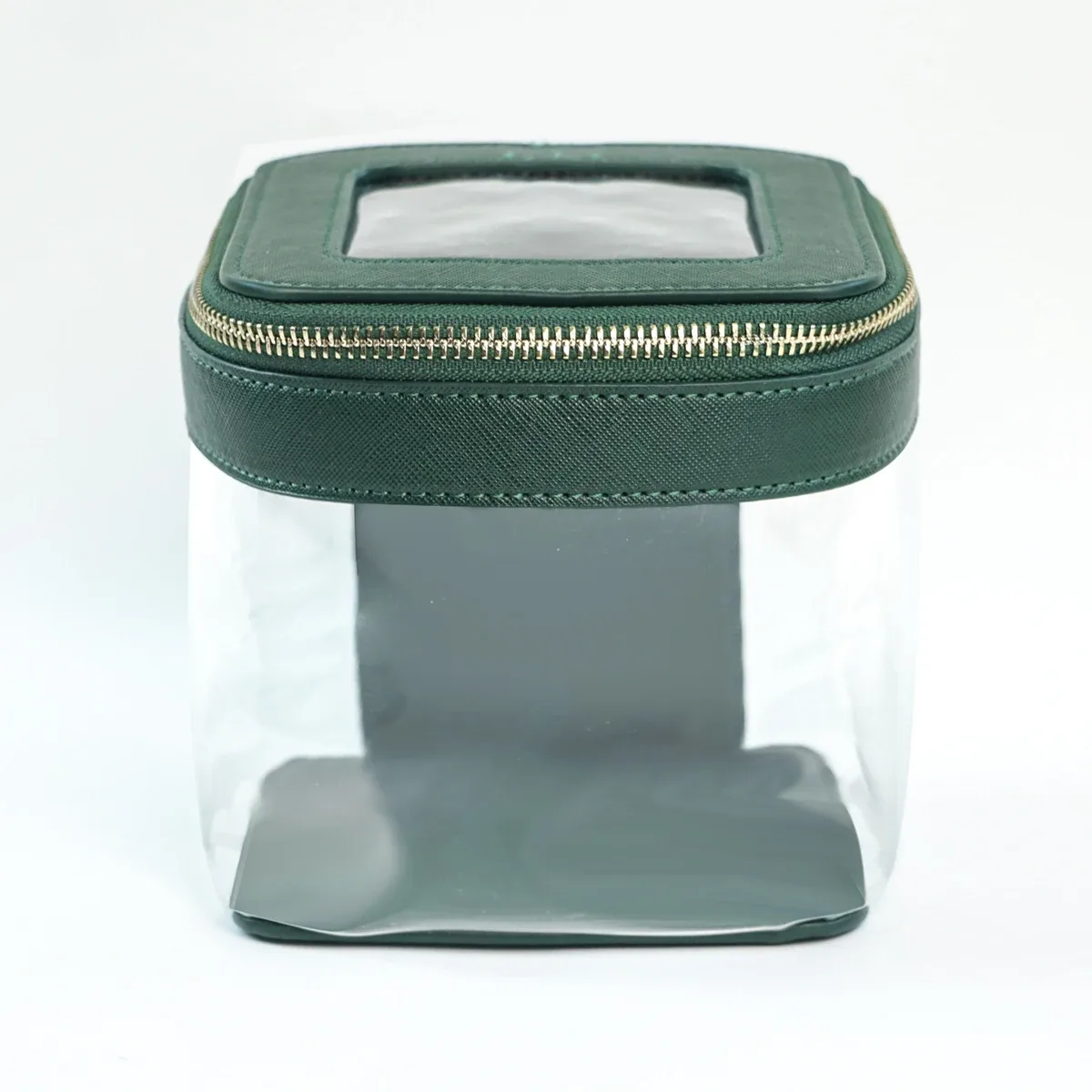 pochette de maquillage et trousse de toilette personnalisables avec nom, design transparent et visuel, grande capacité, portable pour les voyages