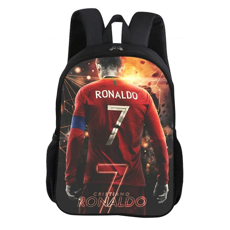 sac à dos cr football star, sac à dos pour enfant, sac à dos scolaire ronaldo, sac à dos de sport de football, sac à dos scolaire tendance, cadeau pour enfants