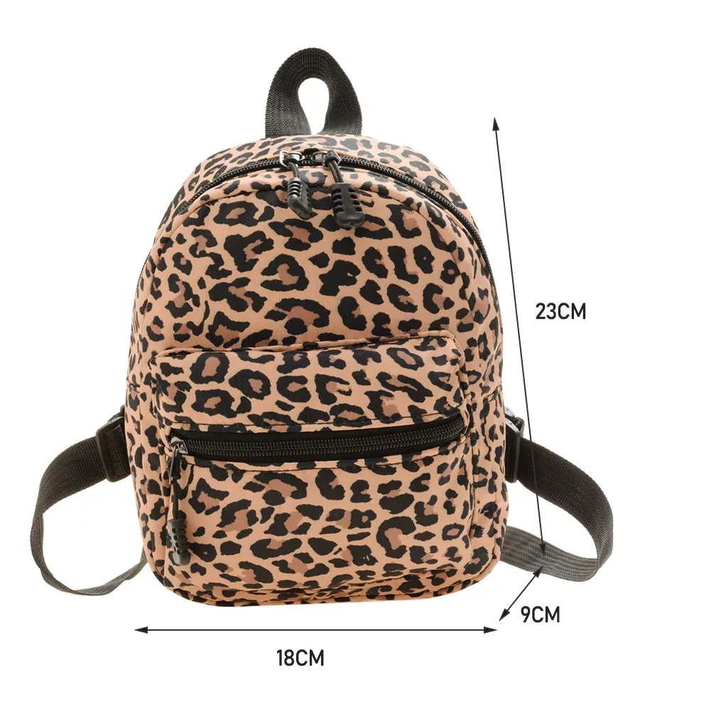 ins-sac à dos léopard pour femme, design animal drôle, sacs d'école pour adolescentes, 03/voyage, petit sac à dos, sacs à dos de style preppy