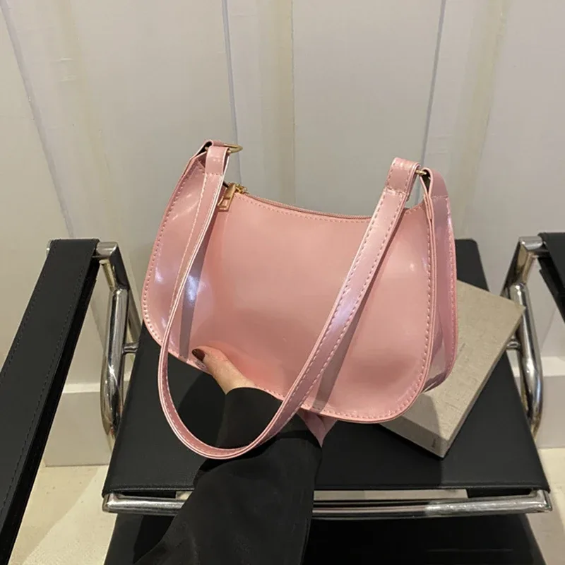 sac à bandoulière rétro en cuir pu de couleur unie, sacs à main à la mode pour femmes, sac sous les bras hobos de styliste décontracté