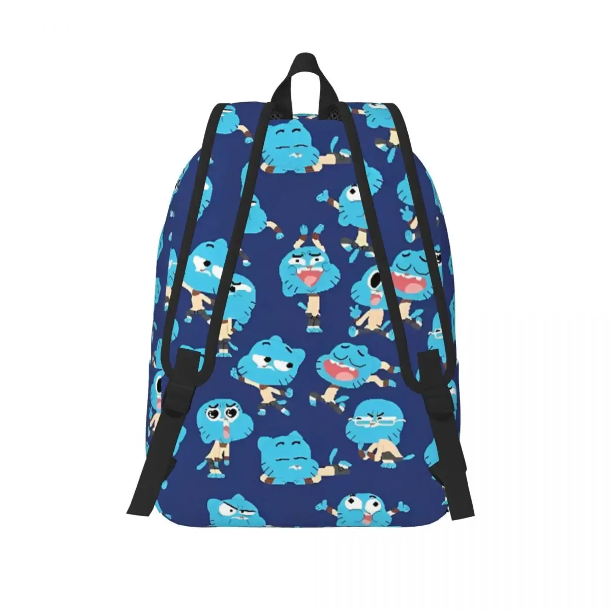gumball pixel art modèle sac à dos pour hommes femmes étudiant randonnée sac à dos comédie incroyable monde de gumball ordinateur portable sacs en toile