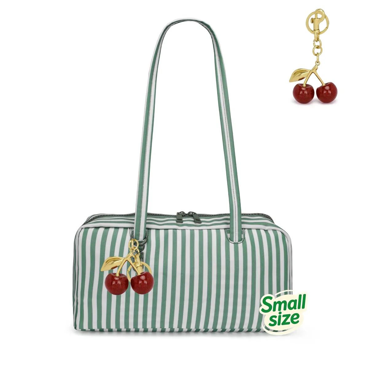 sac à bandoulière en nylon à pois imprimé léopard avec pendentif, sac fourre-tout coréen, sac bowling décontracté pour femme, grande capacité, pour voyage