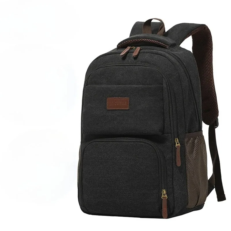 sac à dos pour hommes à la mode sac à dos en toile décontracté haut de gamme pour femmes sac à dos pour ordinateur portable de grande capacité cartable simple et durable
