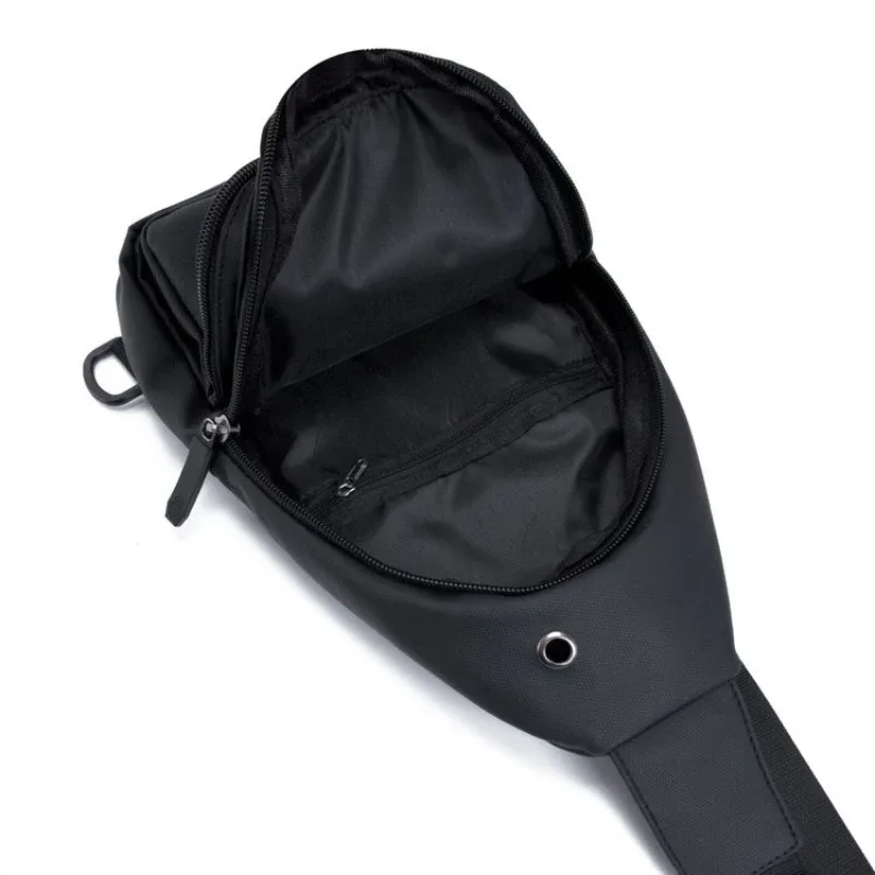 sac de poitrine léger pour hommes, sac à bandoulière décontracté en nylon, sac à bandoulière polyvalent de randonnée pour les sports de plein air et les déplacements quotidiens